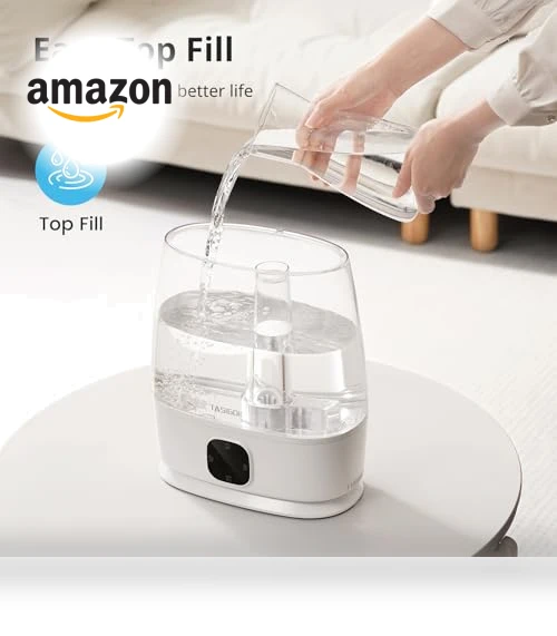 6L Cool and Warm Mist Air Humidifier — Air Moisture Control, Tasigok