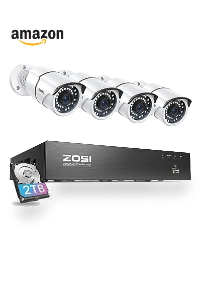 8CH 4K PoE Home Security Camera System — Smart Home Security, ZOSI