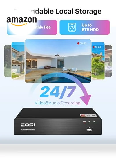 8CH 4K PoE Home Security Camera System — Smart Home Security, ZOSI