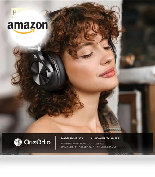 Bluetooth Over Ear Headphones — In-Ear Headphones, OneOdio