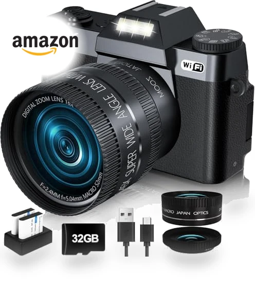 Digital Camera for Photography 4K 56MP Vlogging Camera — Video Cameras, VJIANGER
