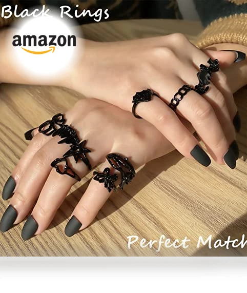 Gothic Vintage Rings Set — Men's Rings, iF ME Jewelry