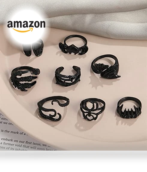 Gothic Vintage Rings Set — Men's Rings, iF ME Jewelry