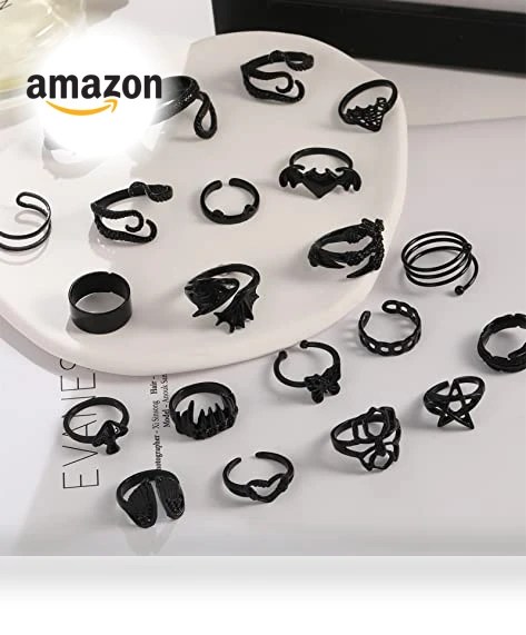Gothic Vintage Rings Set — Men's Rings, iF ME Jewelry