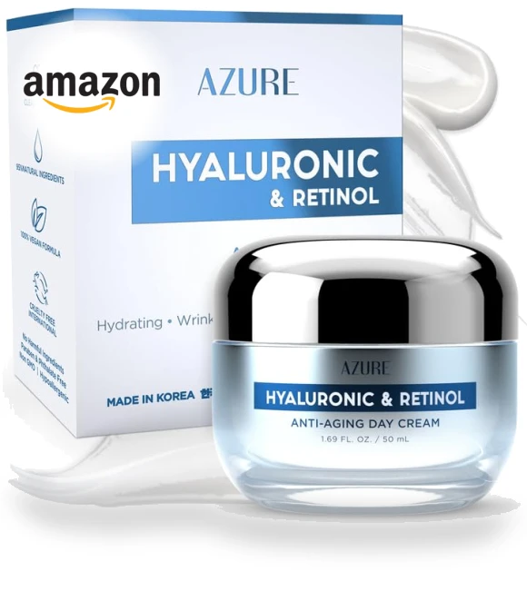 Hyaluronic & Retinol Face Moisturizer — Beauty & Personal Care, Azure