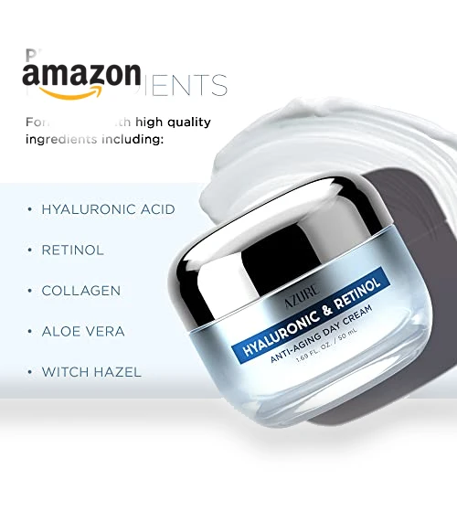 Hyaluronic & Retinol Face Moisturizer — Beauty & Personal Care, Azure