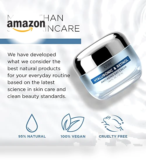 Hyaluronic & Retinol Face Moisturizer — Beauty & Personal Care, Azure