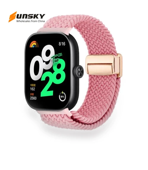 Magnetic Buckle Loop Braided Watch Band — Wearable Accessories, Xiaomi