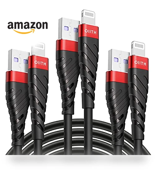 MFi Certified iPhone Charger Cable 3 Pack — Chargers & Cables, OIITH