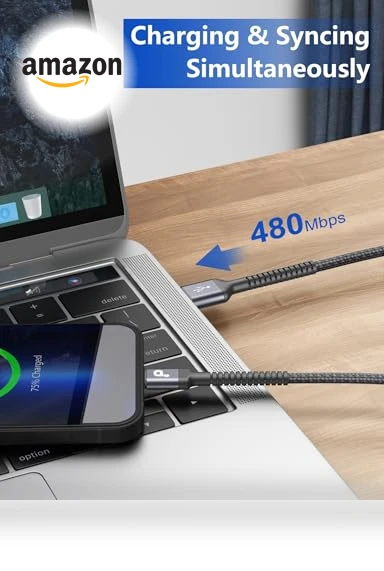 Nylon Braided Lightning Cable — Chargers & Cables, PRAKIE