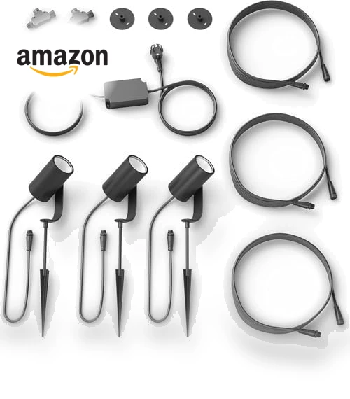 Outdoor Smart Spot Light Base Kit — Outdoor Post Lighting, Philips Hue