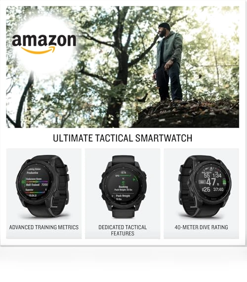 Premium Tactical GPS Smartwatch — Smartwatches, Garmin