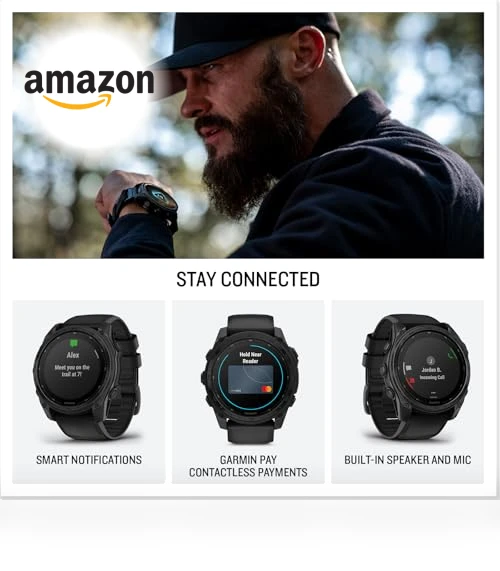 Premium Tactical GPS Smartwatch — Smartwatches, Garmin