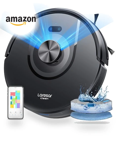 Robot Vacuum and Mop Combo — Smart Cleaning Robots, Laresar Clean