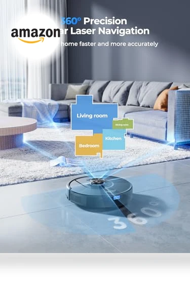 Robot Vacuum and Mop Combo — Smart Cleaning Robots, Laresar Clean