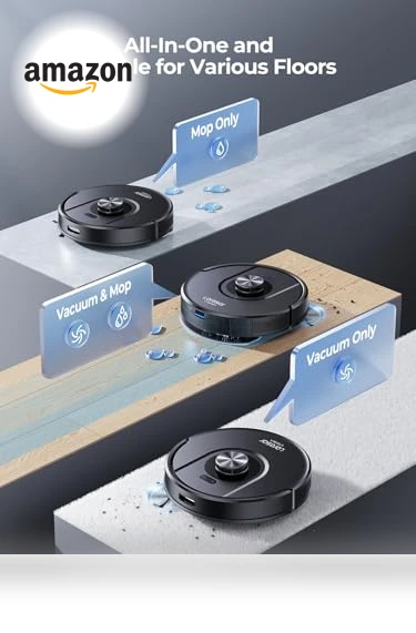 Robot Vacuum and Mop Combo — Smart Cleaning Robots, Laresar Clean