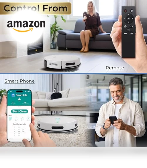 Robot Vacuum and Mop Combo — Smart Cleaning Robots, SereneLife