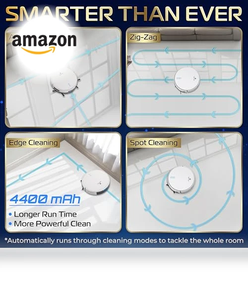 Robot Vacuum and Mop Combo — Smart Cleaning Robots, SereneLife