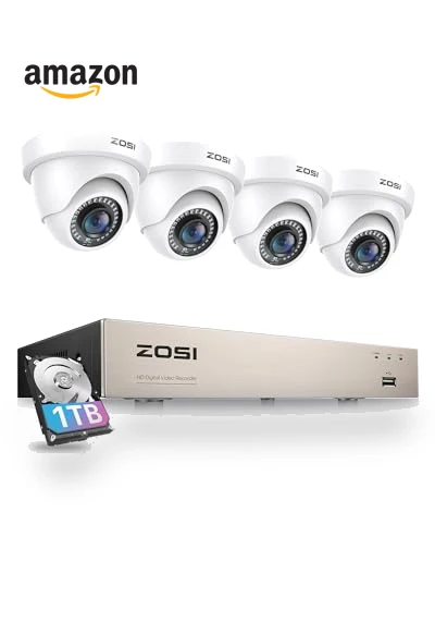 Security Camera System with AI Human/Vehicle Detection — Security Cameras, ZOSI