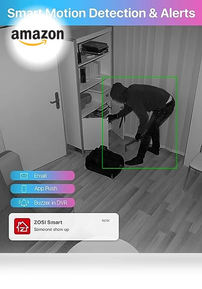 Security Camera System with AI Human/Vehicle Detection — Security Cameras, ZOSI