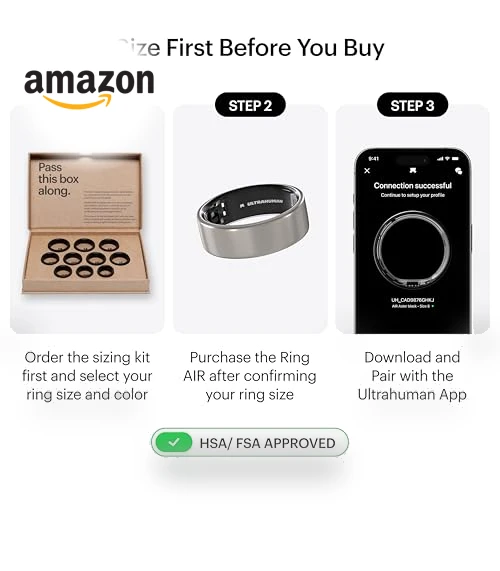 Sleep & Fitness Tracker Smart Ring — Fitness & Activity Monitors, Ultrahuman