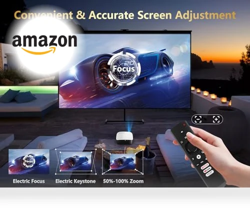 Smart 4K Projector — Home Theater Projectors, GooDee