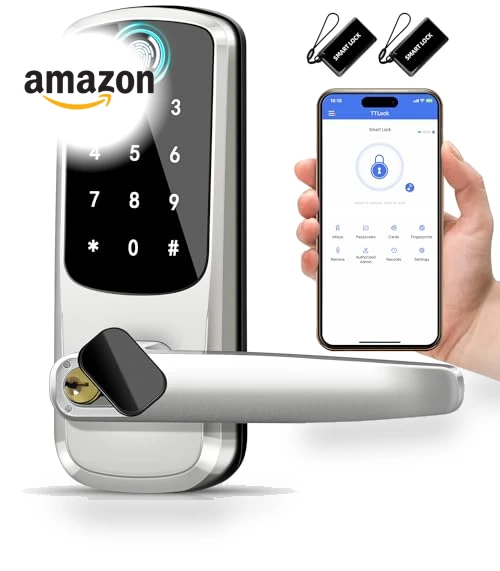 Smart Door Lock with Handle — Smart Home Security, MSR X6