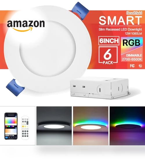 Smart RGB Recessed Light — Recessed Lighting, Dcvoltfield