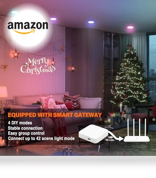 Smart RGB Recessed Light — Recessed Lighting, Dcvoltfield