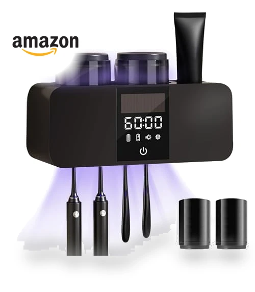 Smart Toothbrush Cleaner & Wall Mounted Holder — Toothbrush Holders, Stageya
