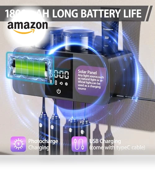 Smart Toothbrush Cleaner & Wall Mounted Holder — Toothbrush Holders, Stageya