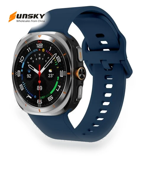 Solid Color Colorful Buckle Silicone Watch Band — Bands, Samsung