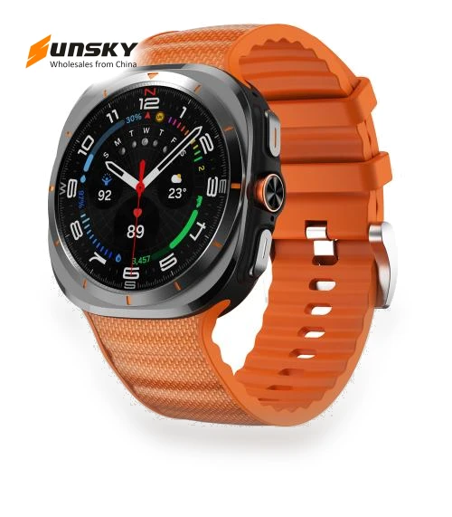 Solid Color Sports Silicone Watch Band — Bands, Samsung