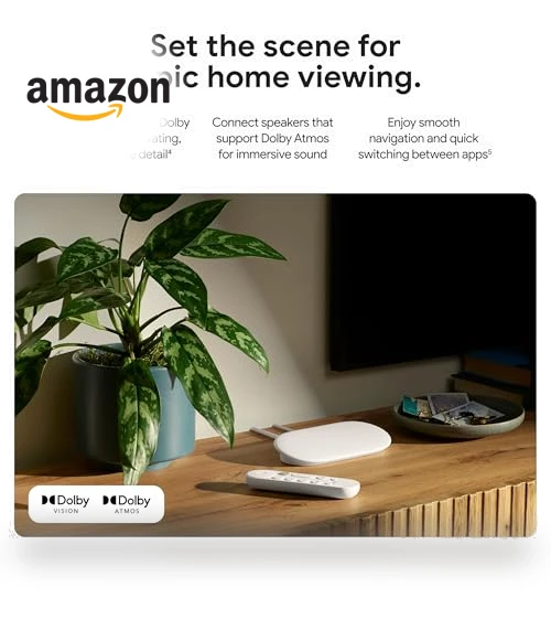TV Streamer 4K — Home Theater Projectors, Google