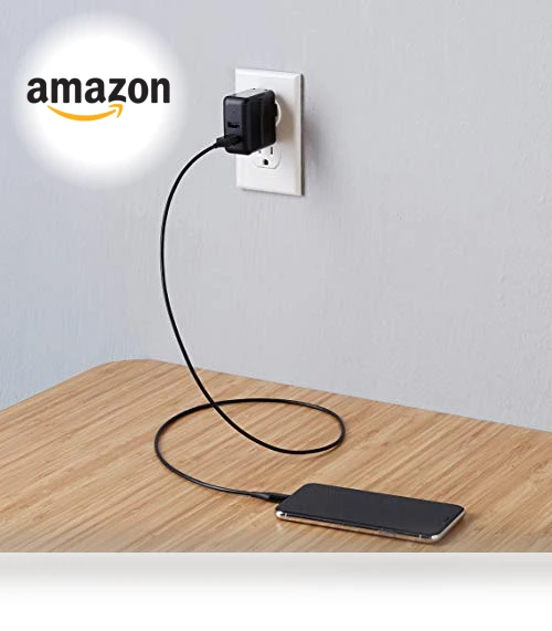 Two-Port USB-A Wall Charger — Charging Solutions, Amazon Basics