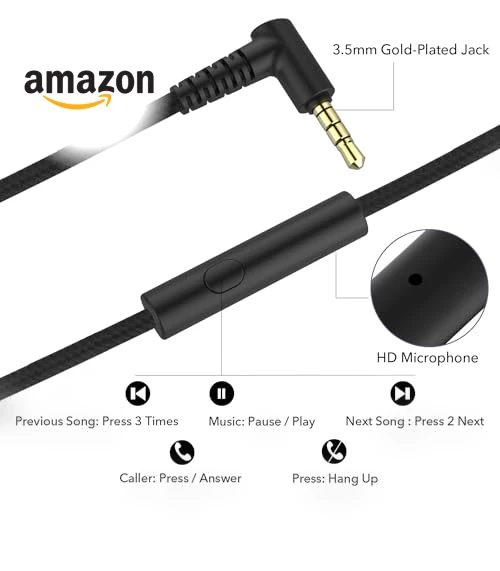 Wired Over-Ear Headphones with Microphone — Over-Ear Headphones, JOMILIN