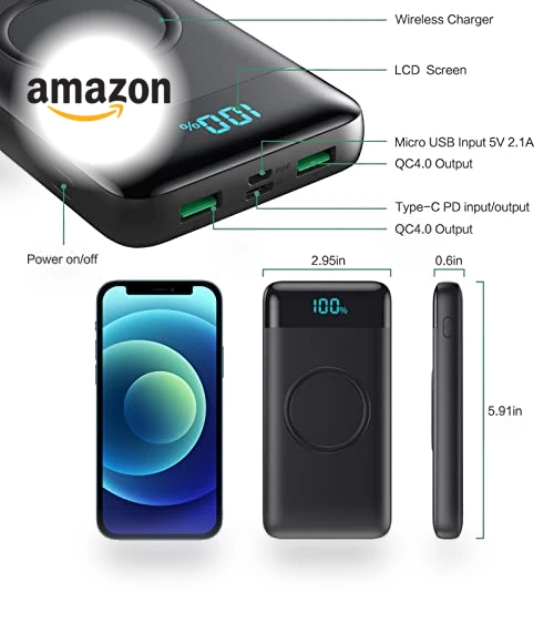 Wireless Portable Charger — Chargers, FOCHEW