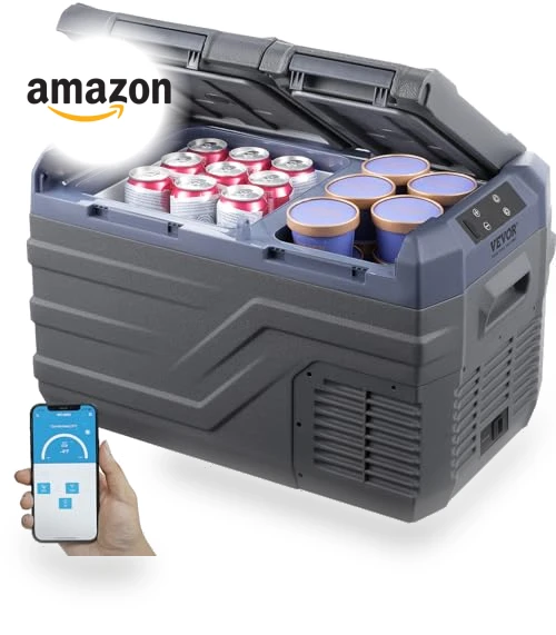12 Volt Car Refrigerator Fridge — Mini Fridges, VEVOR