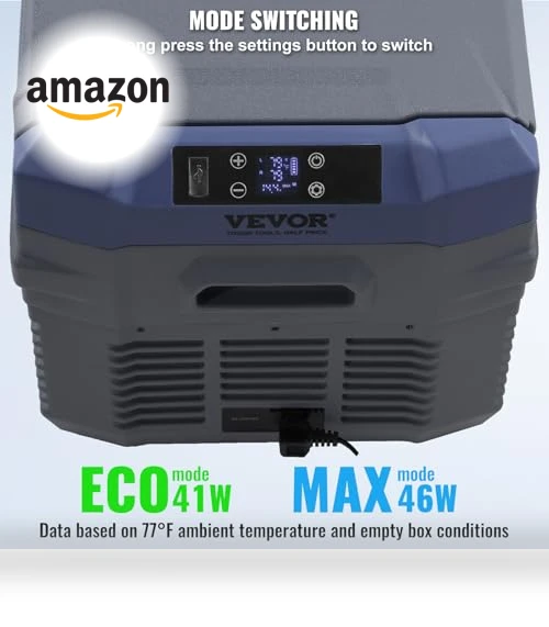 12 Volt Car Refrigerator Fridge — Mini Fridges, VEVOR