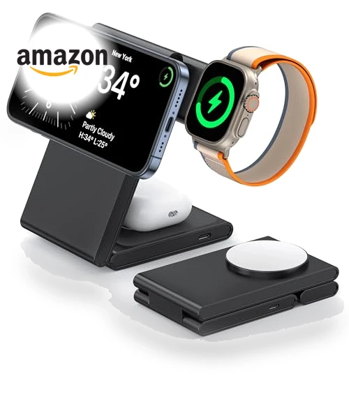 3 in 1 Wireless Charging Station for Multiple Devices — Chargers, CUCICU