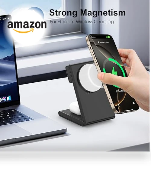 3 in 1 Wireless Charging Station for Multiple Devices — Chargers, CUCICU