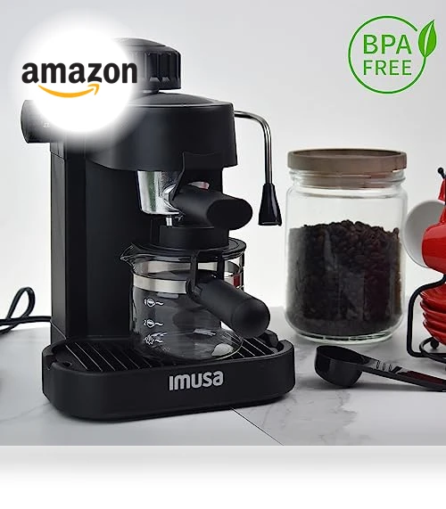 4 Cup Espresso/Cappuccino Maker — Coffee & Espresso Combos, Imusa
