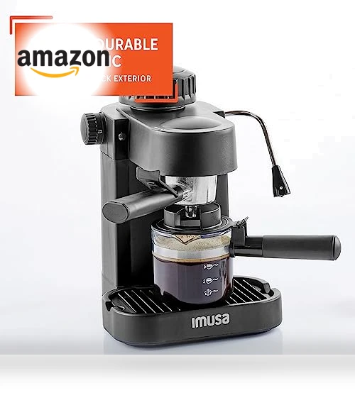 4 Cup Espresso/Cappuccino Maker — Coffee & Espresso Combos, Imusa