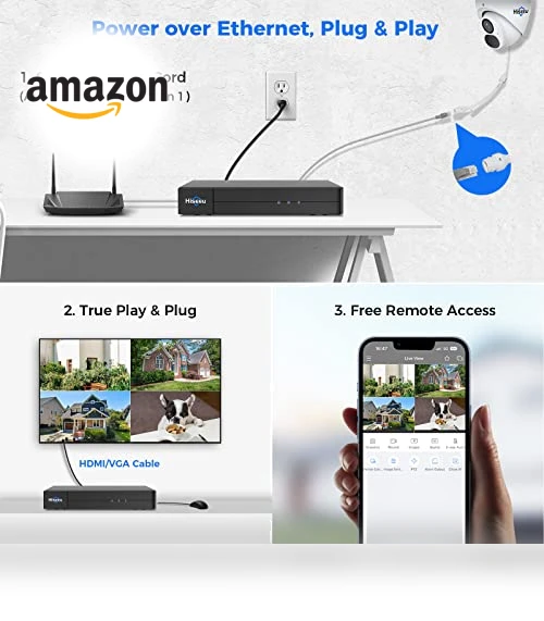 4K HD PoE Security Camera System — Security Cameras, Hiseeu