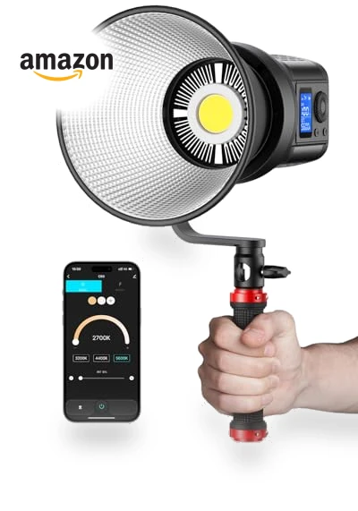 80W LED Video Light with APP Control — Photography Lighting & Studio Equipment, RaLeno