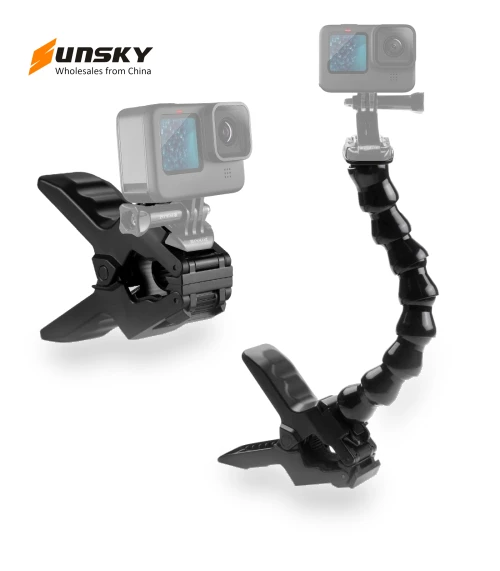 Action Sports Cameras Jaws Flex Clamp Mount — Mounts & Clamps, PULUZ