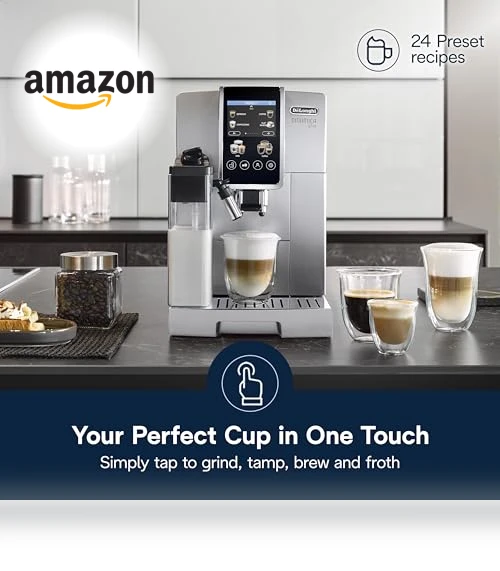 Automatic Espresso & Coffee Machine with Milk Frother — Coffee & Espresso Combos, De'Longhi