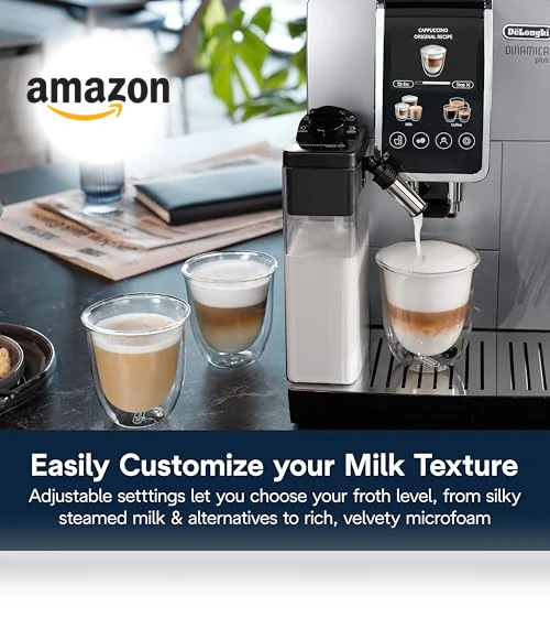 Automatic Espresso & Coffee Machine with Milk Frother — Coffee & Espresso Combos, De'Longhi