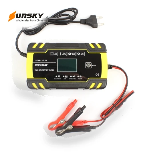 Car Motorcycle Truck Repair Battery Charger — Battery Chargers, FOXSUR
