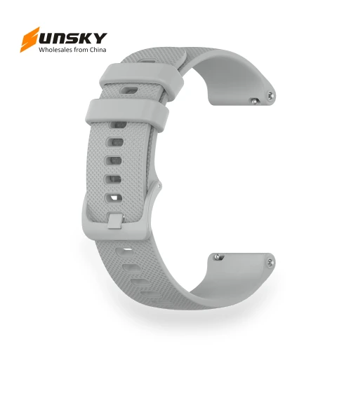 Checkered Silicone Watch Band — Watch Accessories, Xiaomi